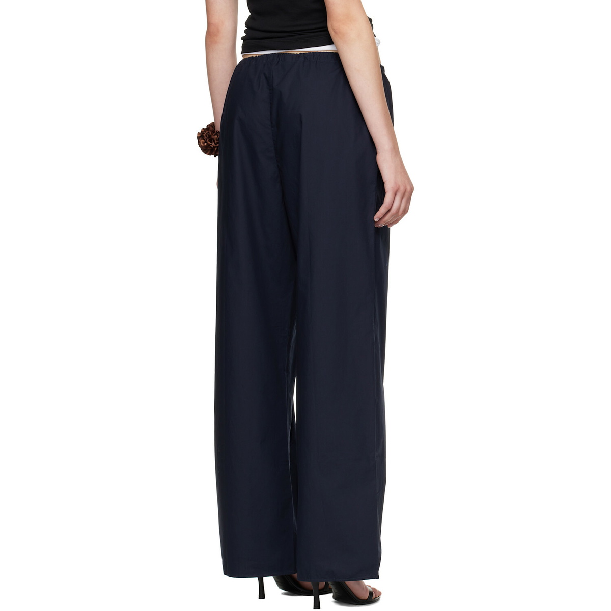 FLORE FLORE Navy Josephine Lengthened Trousers