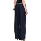 FLORE FLORE Navy Josephine Lengthened Trousers