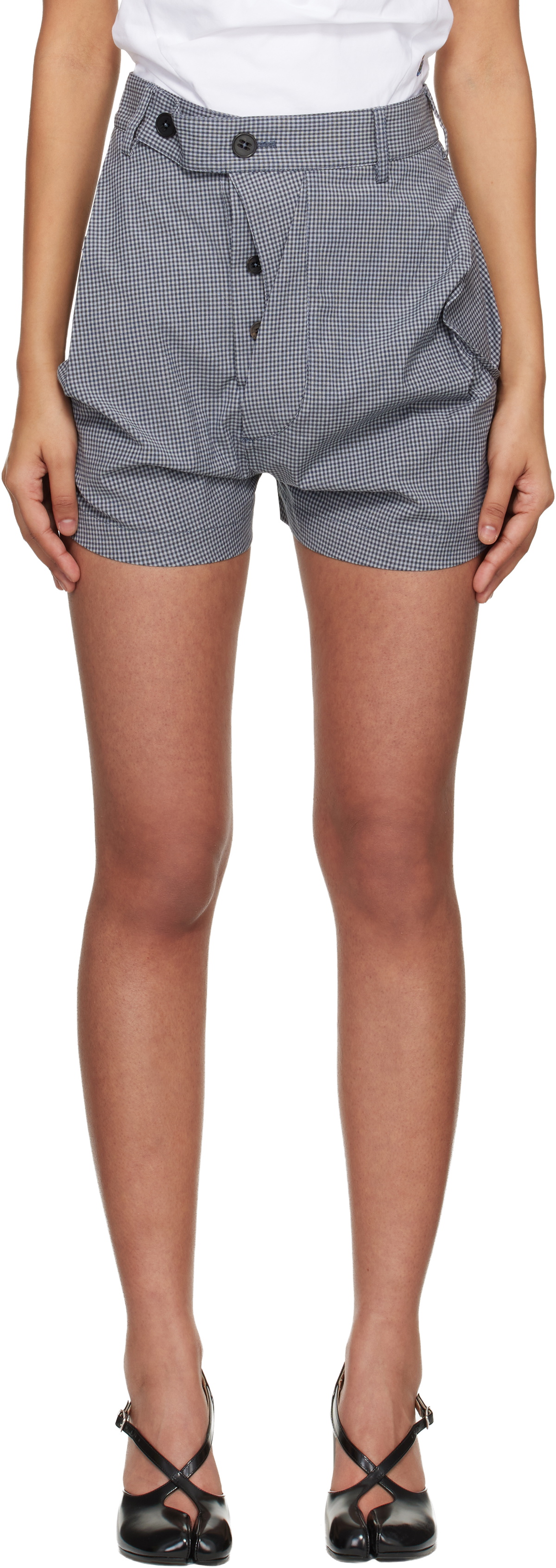 Vivienne Westwood Gray Cotton Shorts