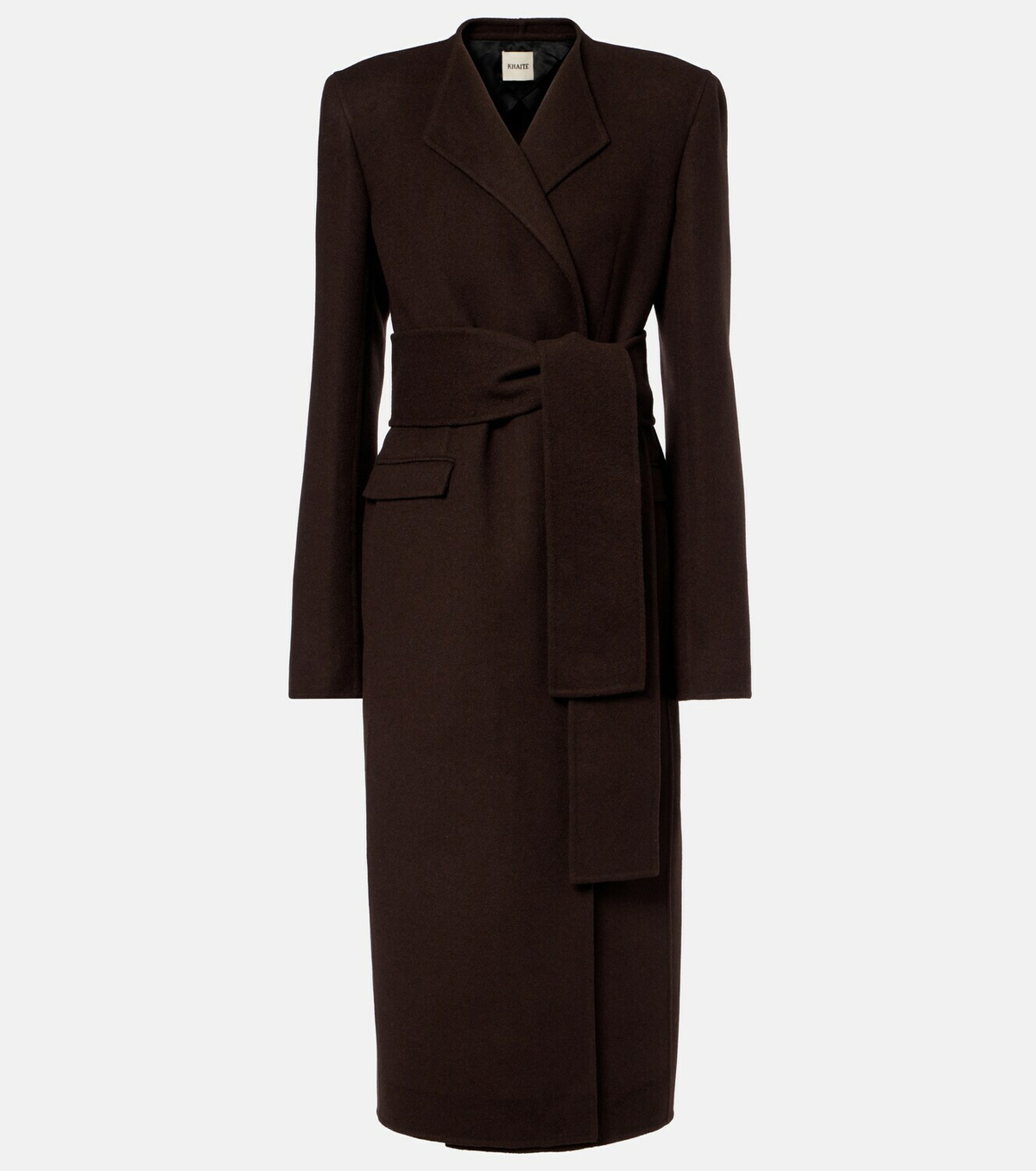 Khaite Jelson wool wrap coat