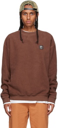 Brain Dead Brown Reverse Fleece Sweatshirt