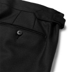 Saman Amel - Tapered Wool Trousers - Black