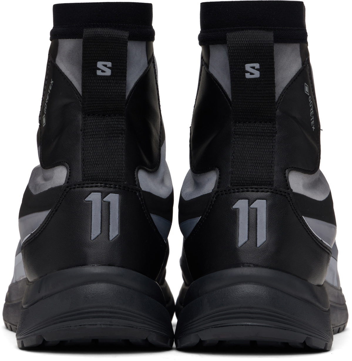 11 by Boris Bidjan Saberi Gray Salomon Edition Bamba 2 High GTX V2 Sneakers