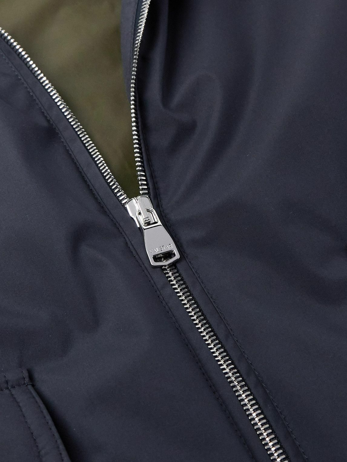 Valstar - Stretch-Jersey Trimmed Padded Shell Gilet - Blue