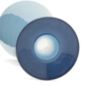 HAY Conical Vase - Large in Petrol Blue/Dark Blue 