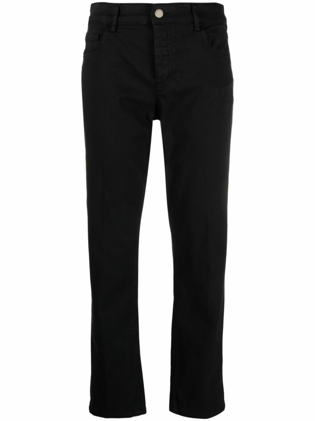 Photo: EMPORIO ARMANI - Cotton Blend Trousers