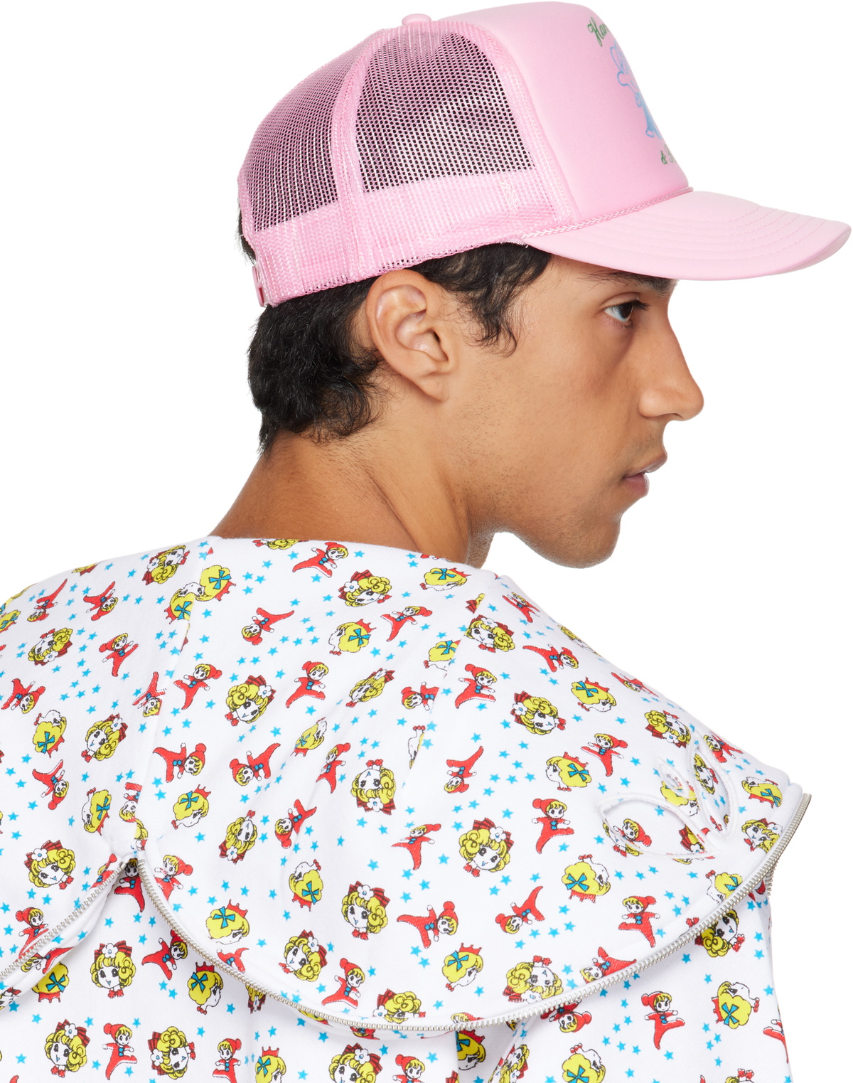Ashley Williams Pink 'Harmony & Peace' Trucker Cap