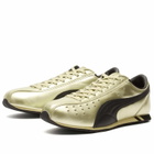 Puma Sprint Metallic Sneaker in Gold/Black