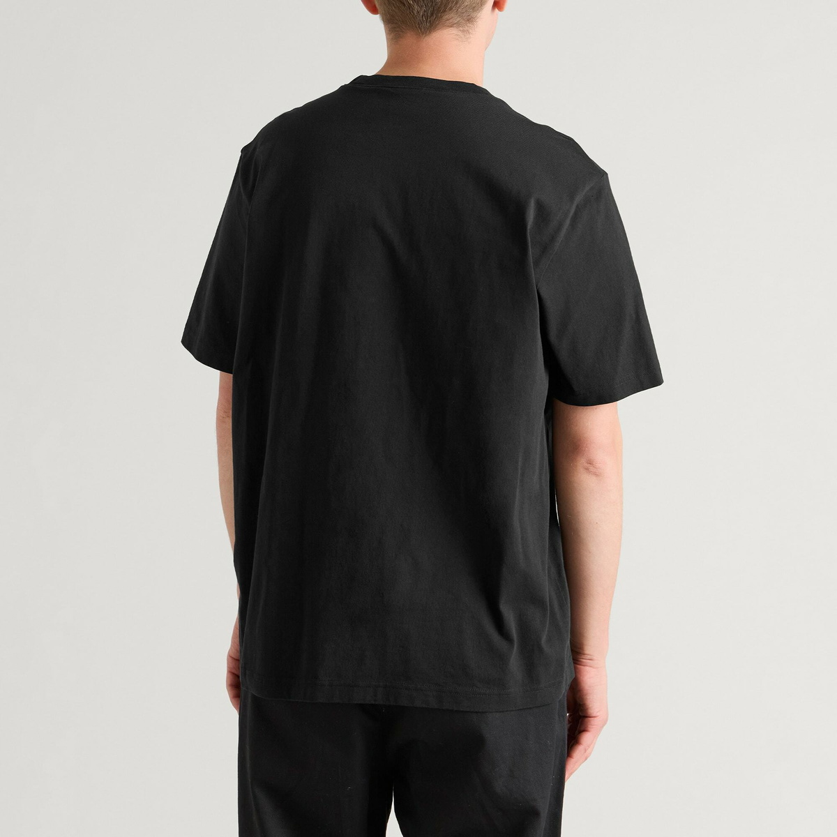 Champion Men's Reverse Weave Relaxed T-Shirt in Black