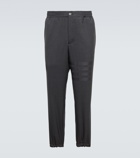 Thom Browne - 4-Bar cuffed wool pants