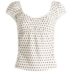 Many Many Clothes Women's The Isla Top in Cream Polka