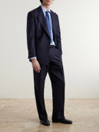Brioni - Striped Cotton-Poplin Shirt - Blue