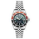 Duxot Atlantica Automatic Black Dial Mens Watch DX-2077-22