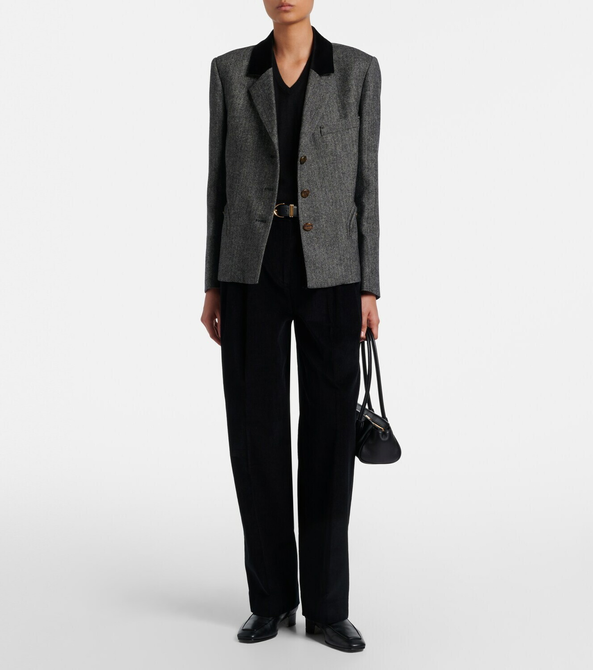 Blazé Milano Shelley wool-blend tweed blazer