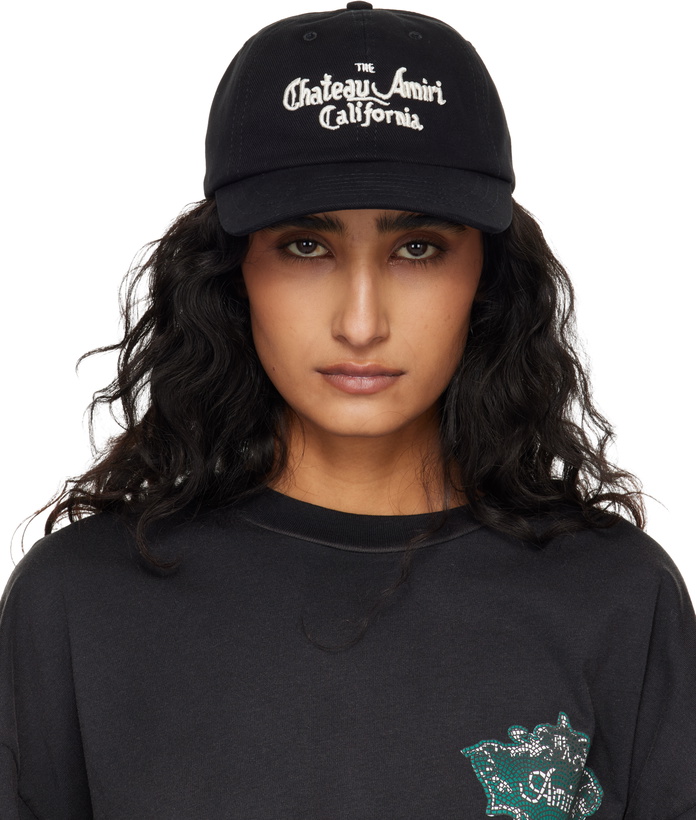 Photo: AMIRI Black 'Chateau Amiri' Dad Cap