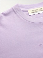 1017 ALYX 9SM - Logo-Print Cotton-Jersey T-Shirt - Purple
