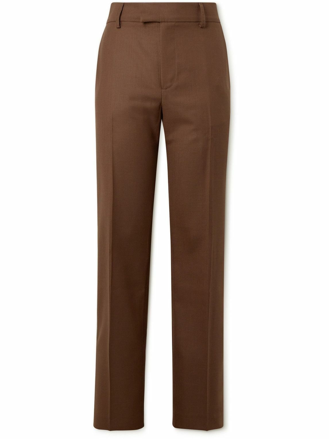 Photo: Séfr - Mike Straight-Leg Twill Suit Trousers - Brown