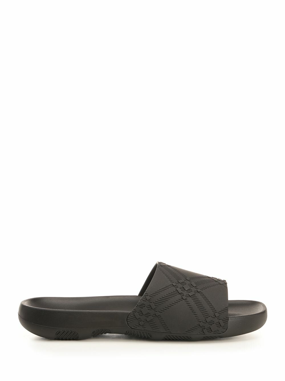 【関送無料】 Burberry Checked slip-on slides サンダル Burberry Checked Slip-on Slides Burberry