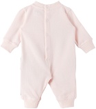 Kenzo Baby Pink Kenzo Paris Embroidered Jumpsuit