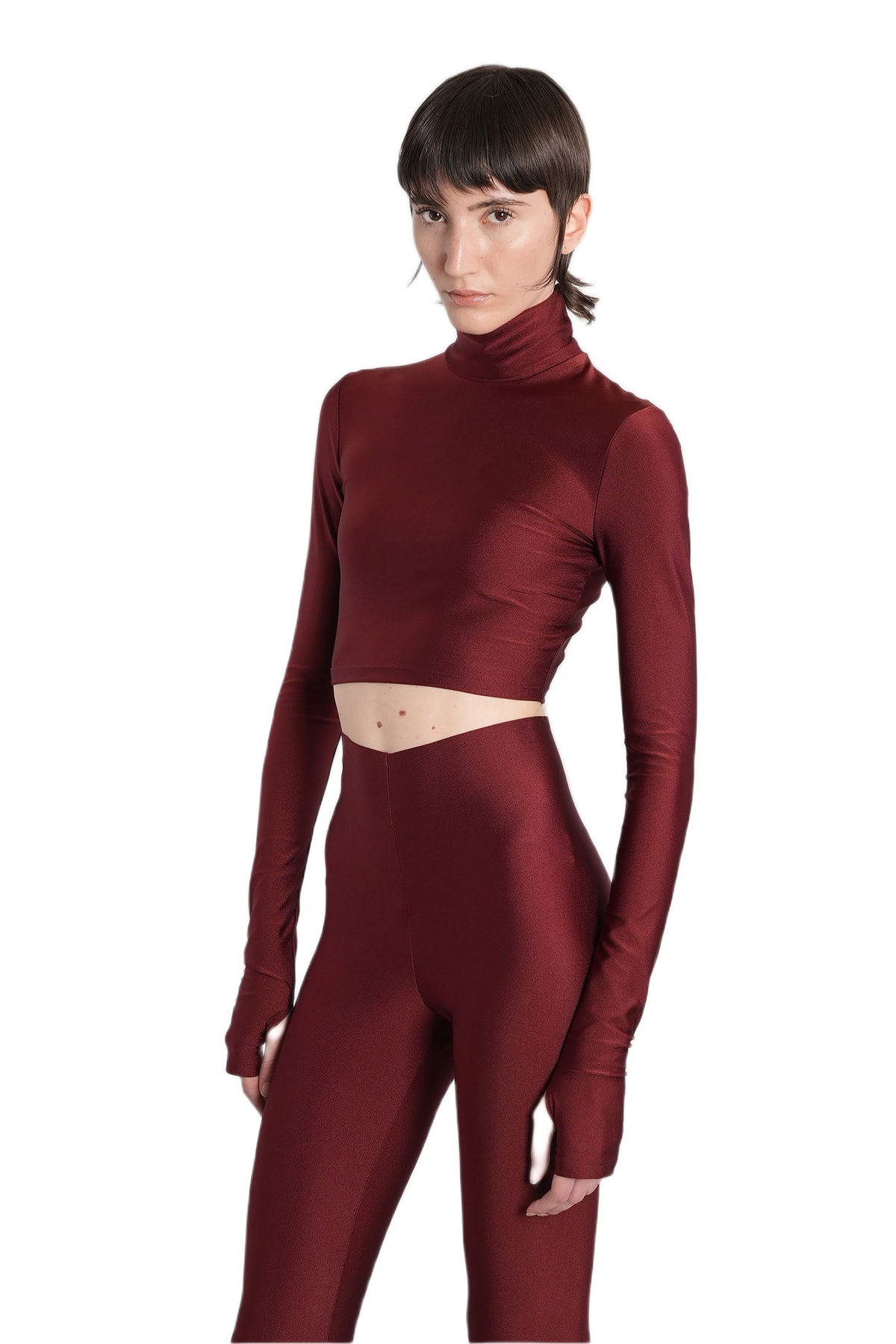 The Andamane Orchid Topwear In Bordeaux Polyamide