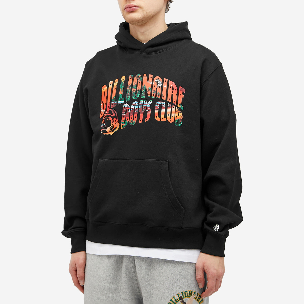 Billionaire Boys Club Men's Tropical Arch Logo Hoodie in Black