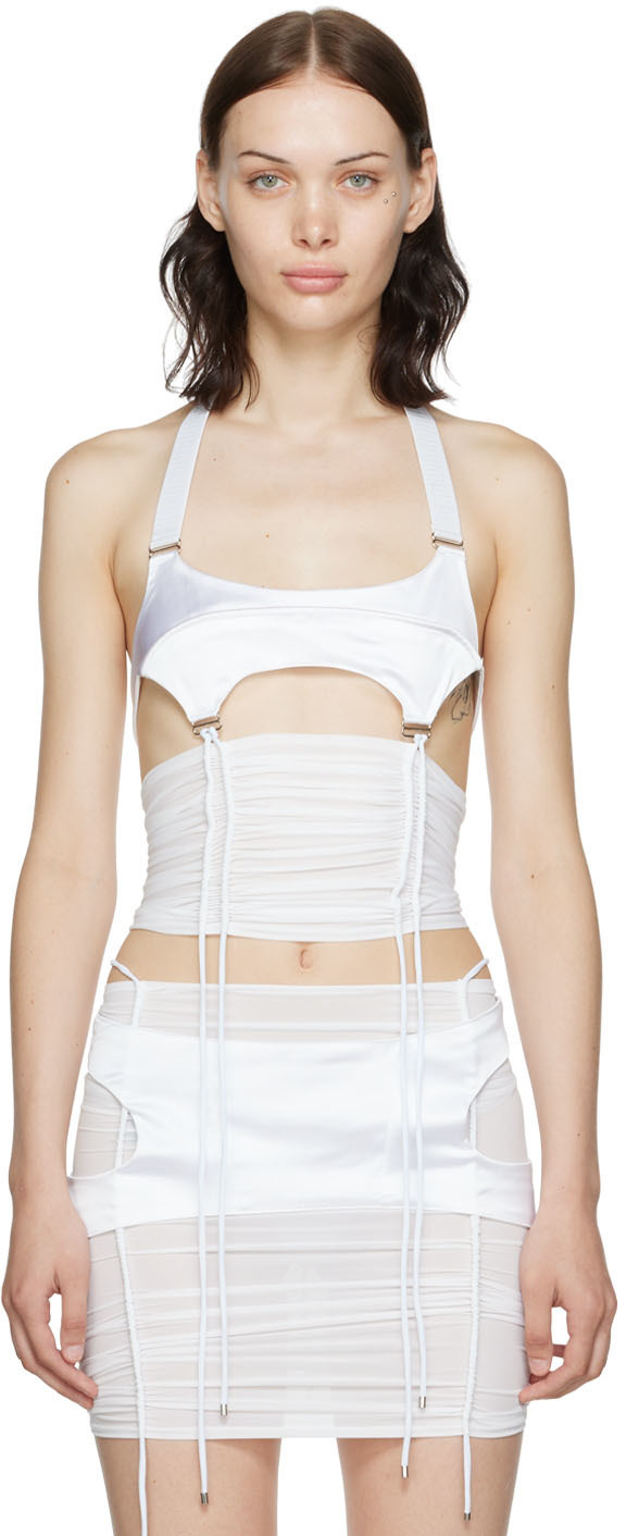 ORIENS SSENSE Exclusive White Spacer Tank Top
