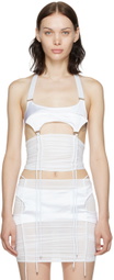 ORIENS SSENSE Exclusive White Spacer Tank Top