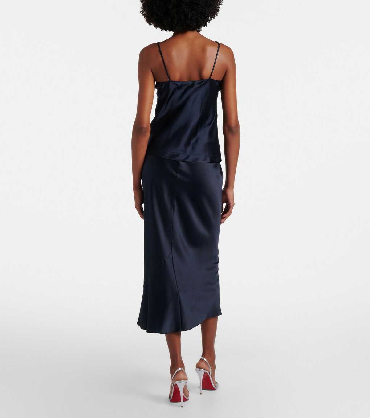 Dorothee Schumacher Sense Of Shine silk-blend satin slip skirt