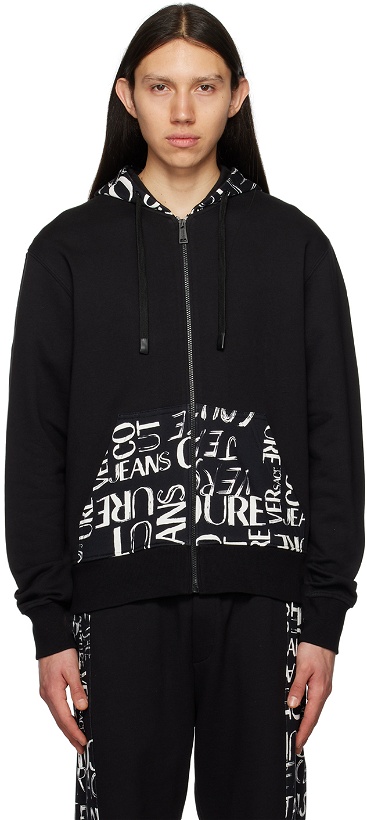 Photo: Versace Jeans Couture Black Doodle Hoodie