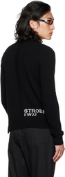 Rick Owens Black Intarsia Sweater