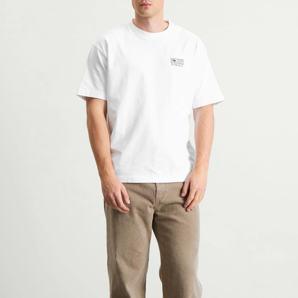 Percival Men's Ex Libris Oversized T-Shirt in White