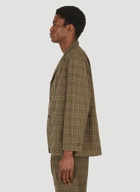 Loiter Checked Blazer in Khaki