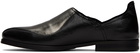 Our Legacy Black & Silver Cab Slippers