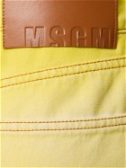 MSGM Faded Denim Straight Jeans