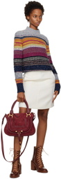 Chloé Burgundy Small Marcie Shoulder Bag