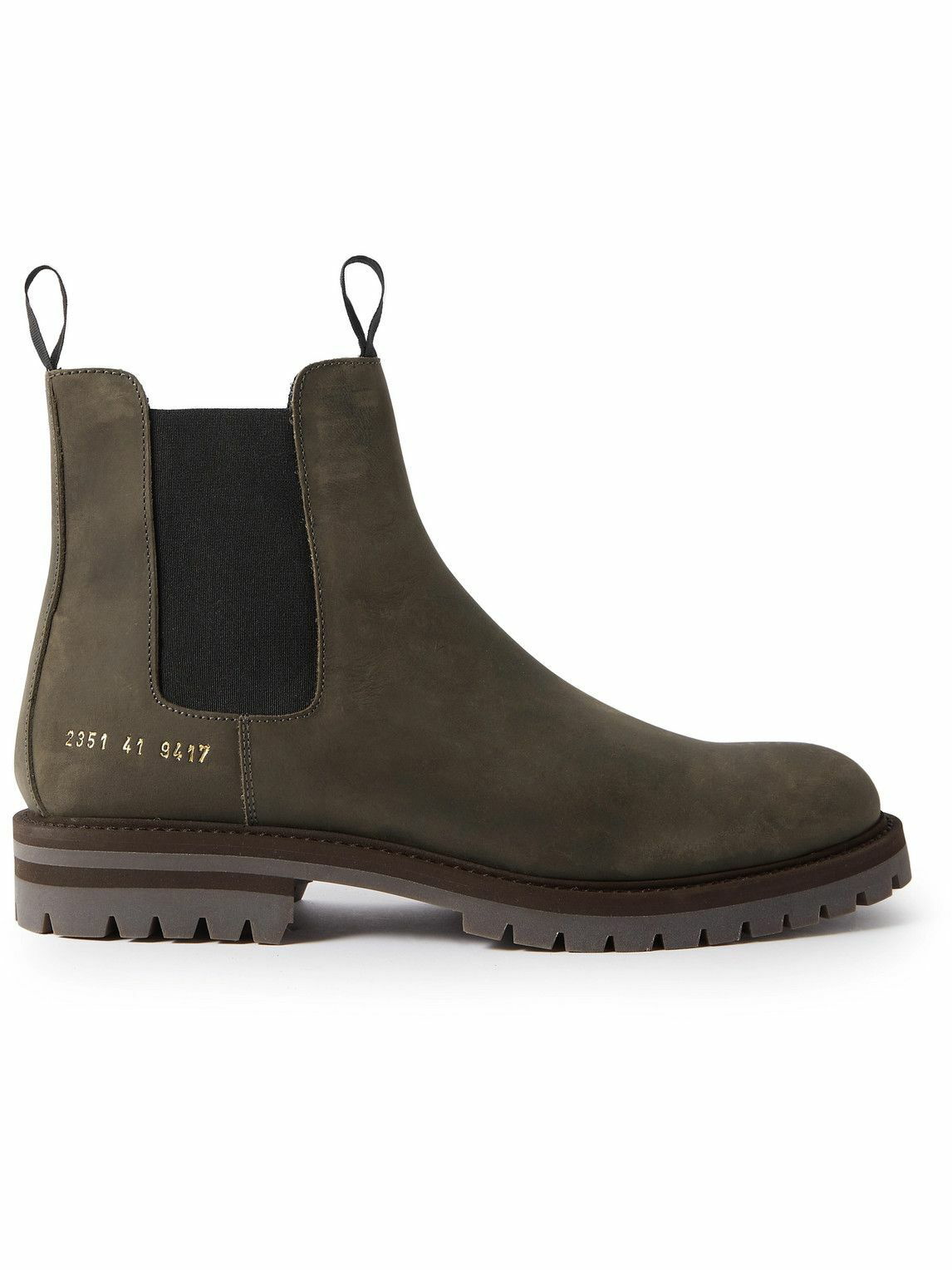 Tether Vandre Idol Common Projects - Suede Chelsea Boots - Brown Common Projects