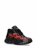BALENCIAGA Runner Mesh And Nylon Graffiti Sneakers
