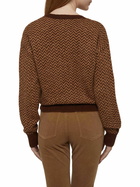 MC2 Saint Barth Woman Cropped Sweater With Argyle Pattern