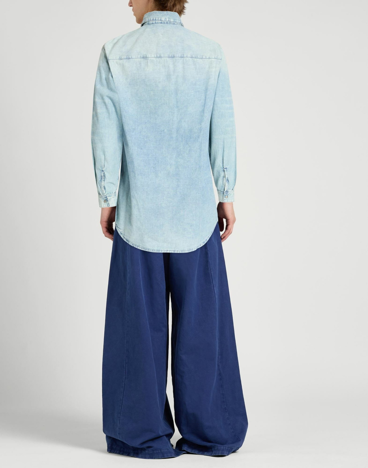 Diesel Mens Denim shirt in Blue