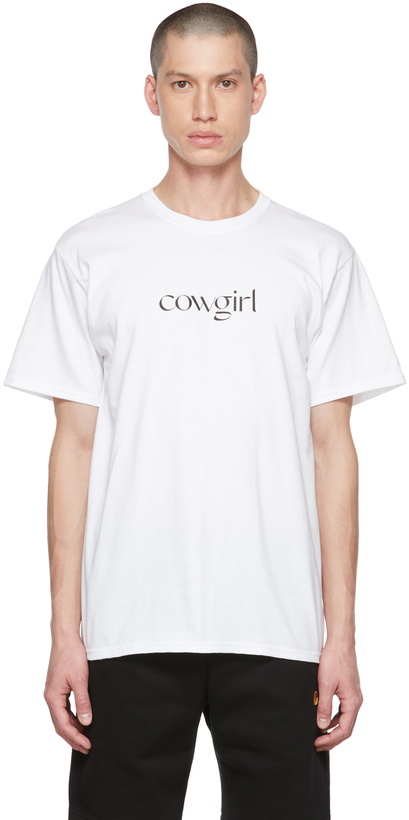 Photo: Cowgirl Blue Co White Printed T-Shirt