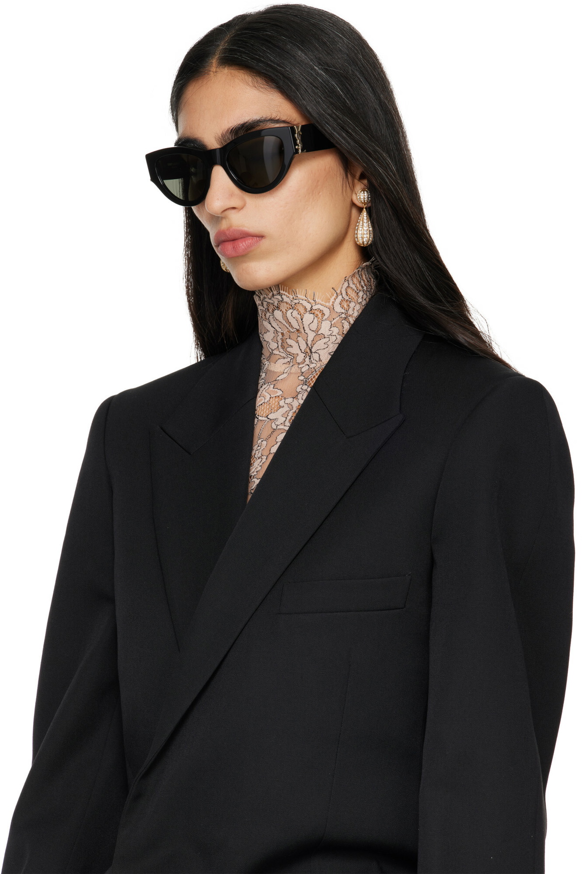Saint Laurent Black SL M94 Sunglasses