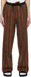 A PERSONAL NOTE 73 Brown Striped Sweatpants