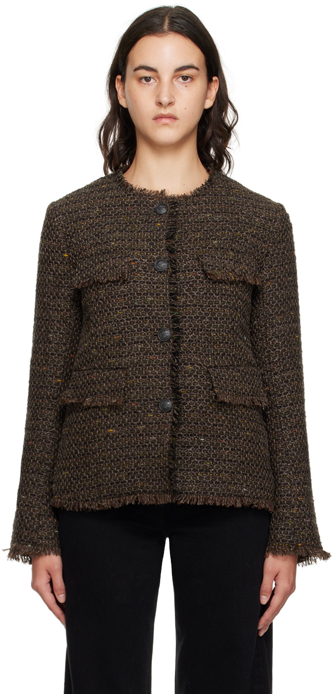 rag & bone Brown Ezra Blazer Rag and Bone