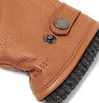 Hestra - Utsjö Fleece-Lined Full-Grain Leather Gloves - Brown