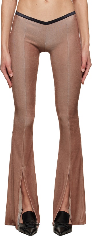 Photo: Poster Girl Brown Cutout Trousers