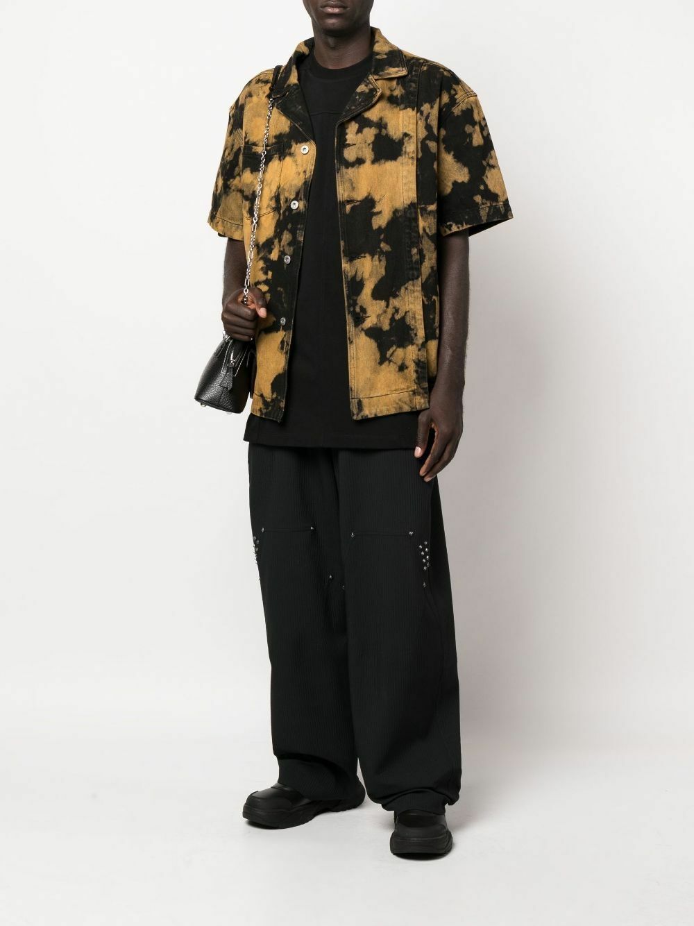 Feng Chen Wang Tie-Dye Short-Sleeved Shirt