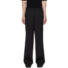 Helmut Lang Black Wool Utility Trousers