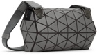 Bao Bao Issey Miyake Grey Hexagon Crossbody Bag