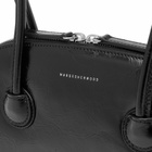 MARGE SHERWOOD Women's Bessette Shoulder Bag in Black Crinkle 