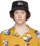 Stüssy Black Big Basic Bucket Hat